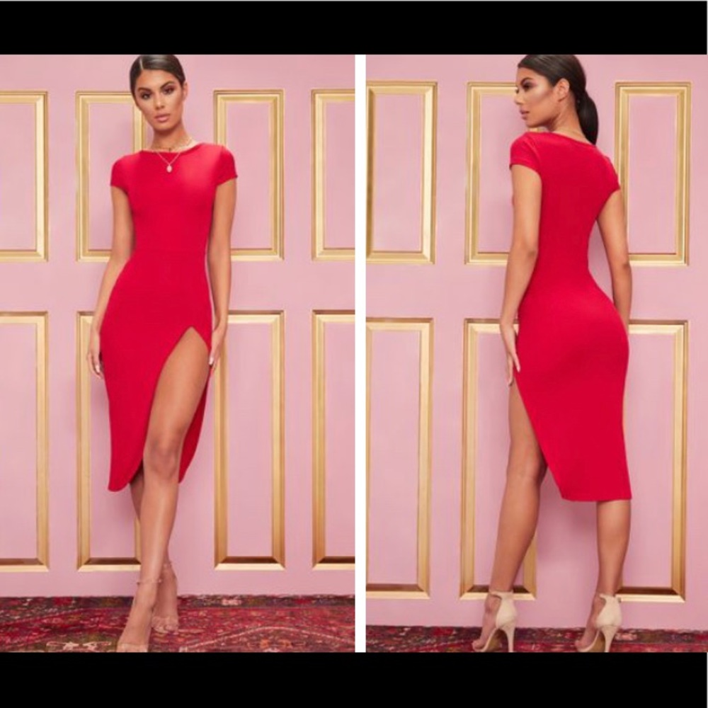 Red midi Dress